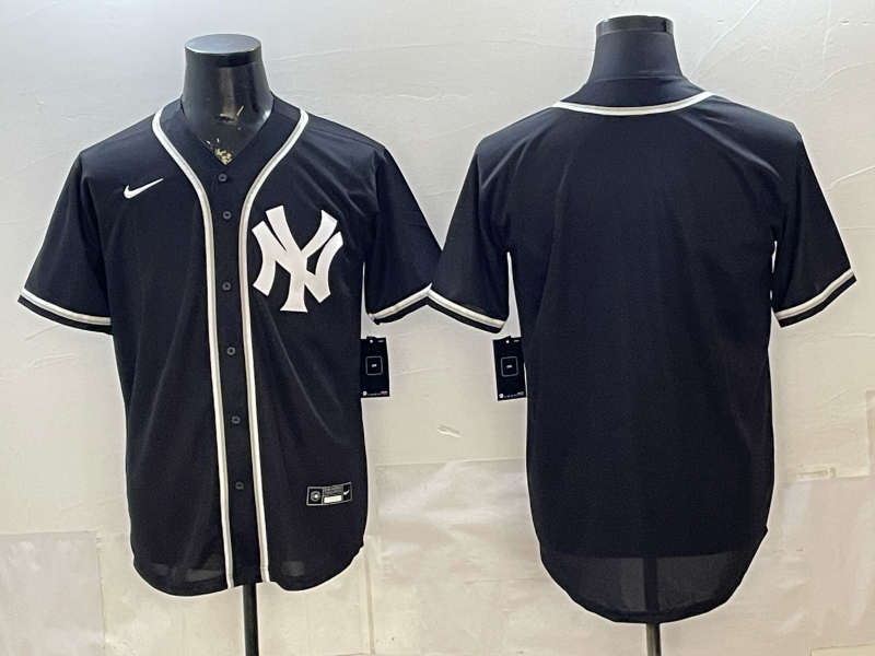 Men 2026 New York Yankees blank black Nike MLB Jersey 036587